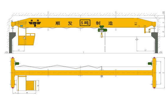 5噸單梁起重機技術參數(shù)及配置表
